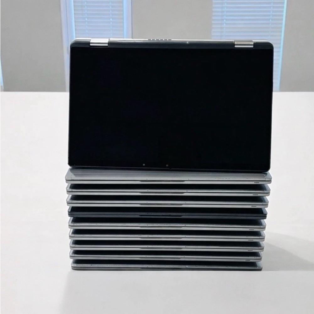 Convertible Laptop with Black and Silver Finish